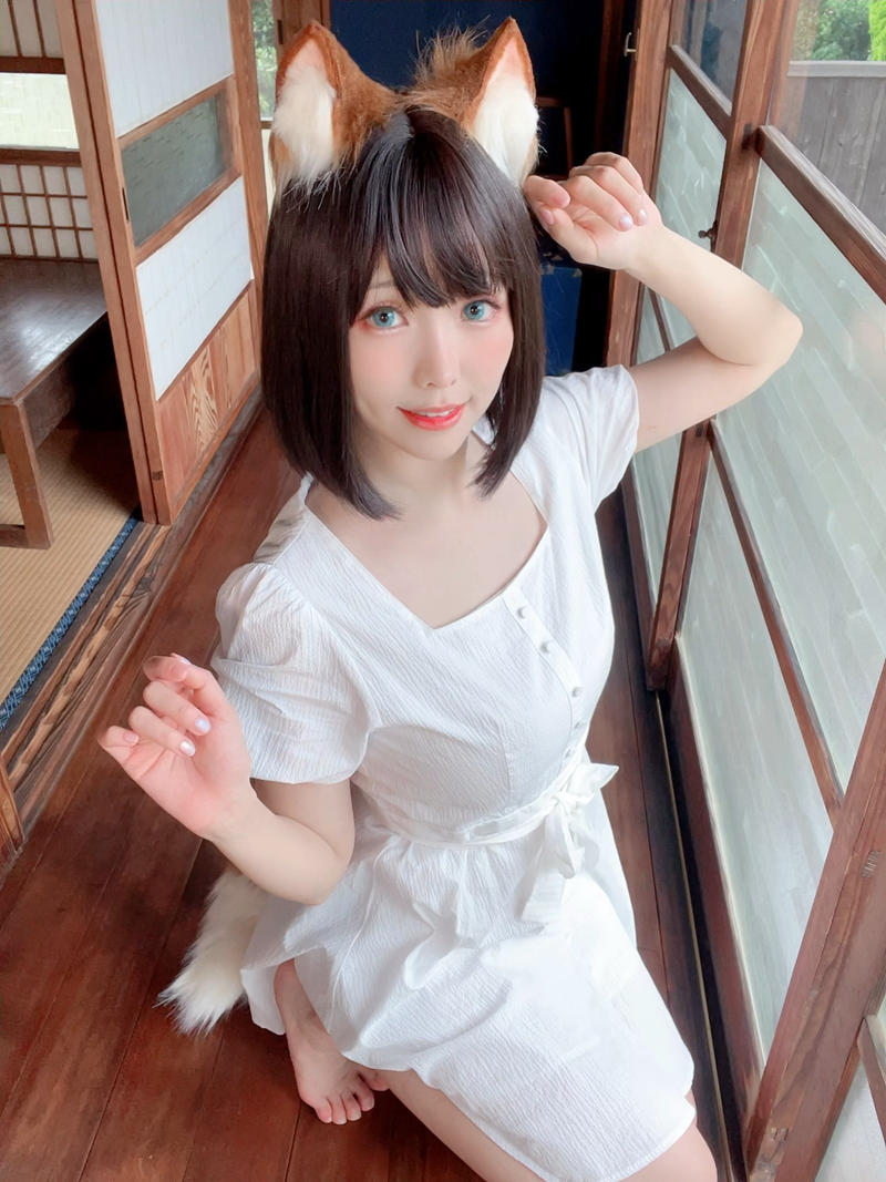 ElyEE子 2023.July B-Dongitsune ~White dress 白洋裝狐少女 [59P+2V-165MB]