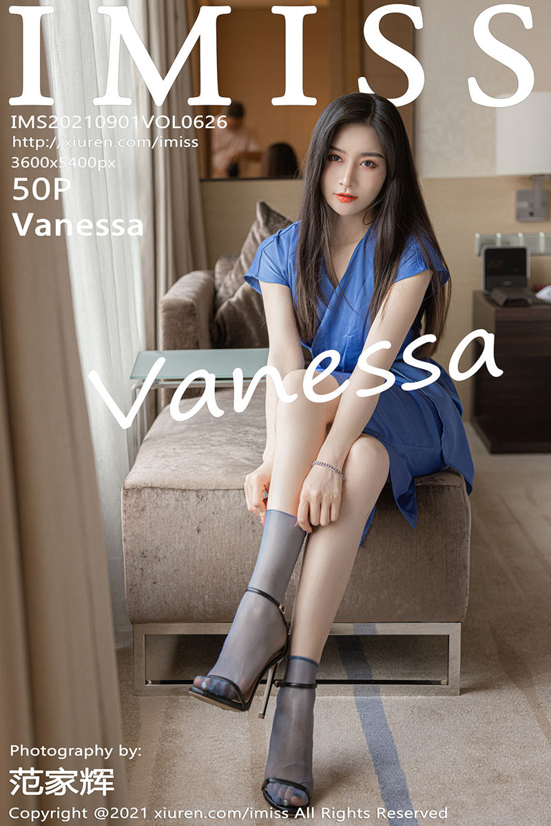 [IMiss爱蜜社] Vol.626 气质美女Vanessa私房脱华丽多姿礼裙露性感内衣迷人诱惑写真