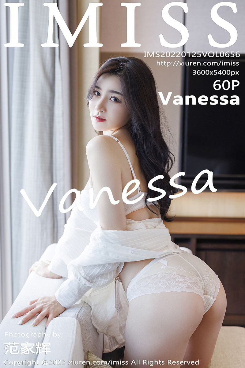 [IMiss爱蜜社] Vol.656 气质美女Vanessa脱典雅服饰露性感白色内衣秀完美身材诱惑写真