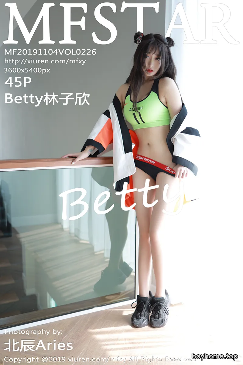 [MFStar模范学院] Vol.226 嫩模Betty林子欣清迈旅拍私房真空运动服露半球诱惑写真