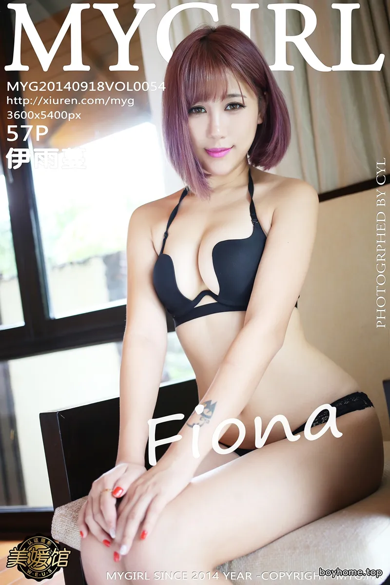 [MyGirl美媛馆] Vol.054 Fiona伊雨蔓三亚旅拍性感内衣秀豪乳丁字裤诱惑写真