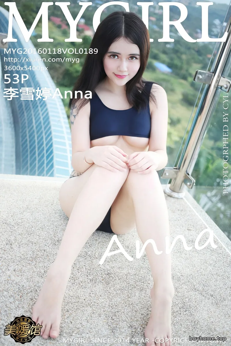 [MyGirl美媛馆] Vol.189 嫩模李雪婷Anna苏梅岛旅拍性感比基尼露半球撩人诱惑