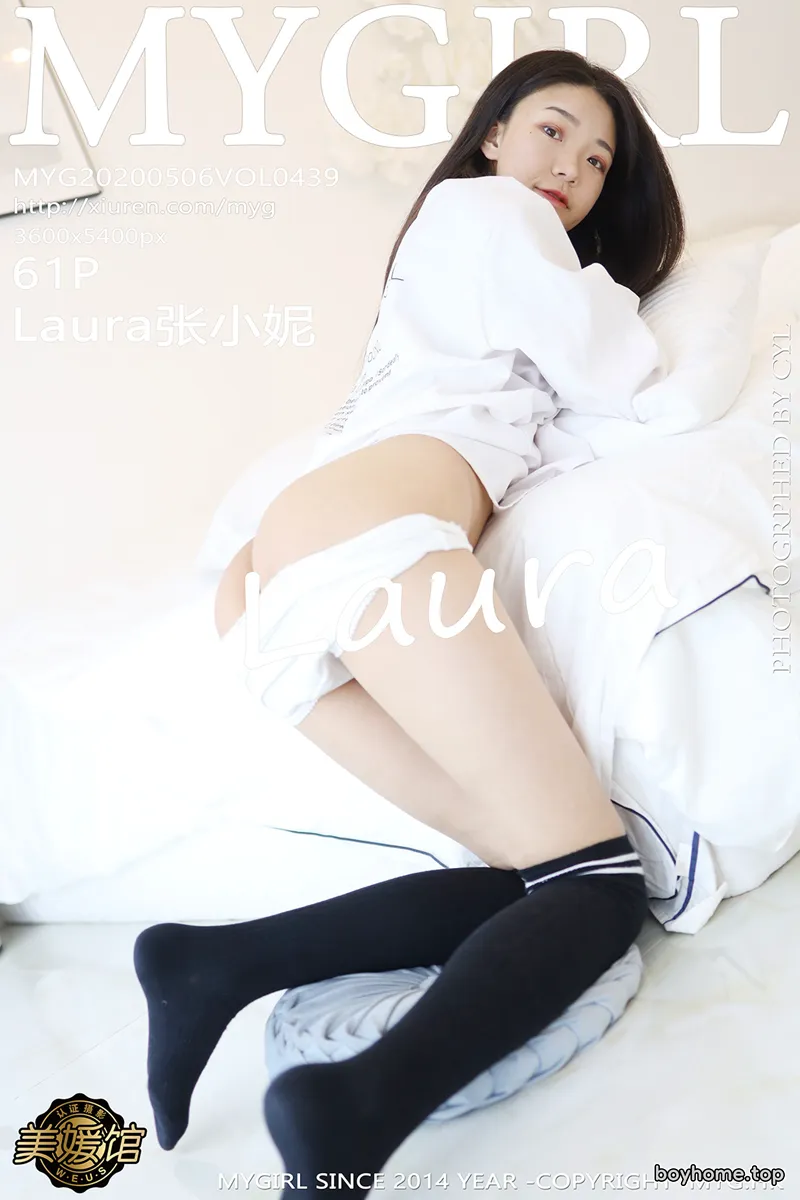 [MyGirl美媛馆] Vol.439 嫩模Laura张小妮私房经典JK制服全脱露火辣身材诱惑写真