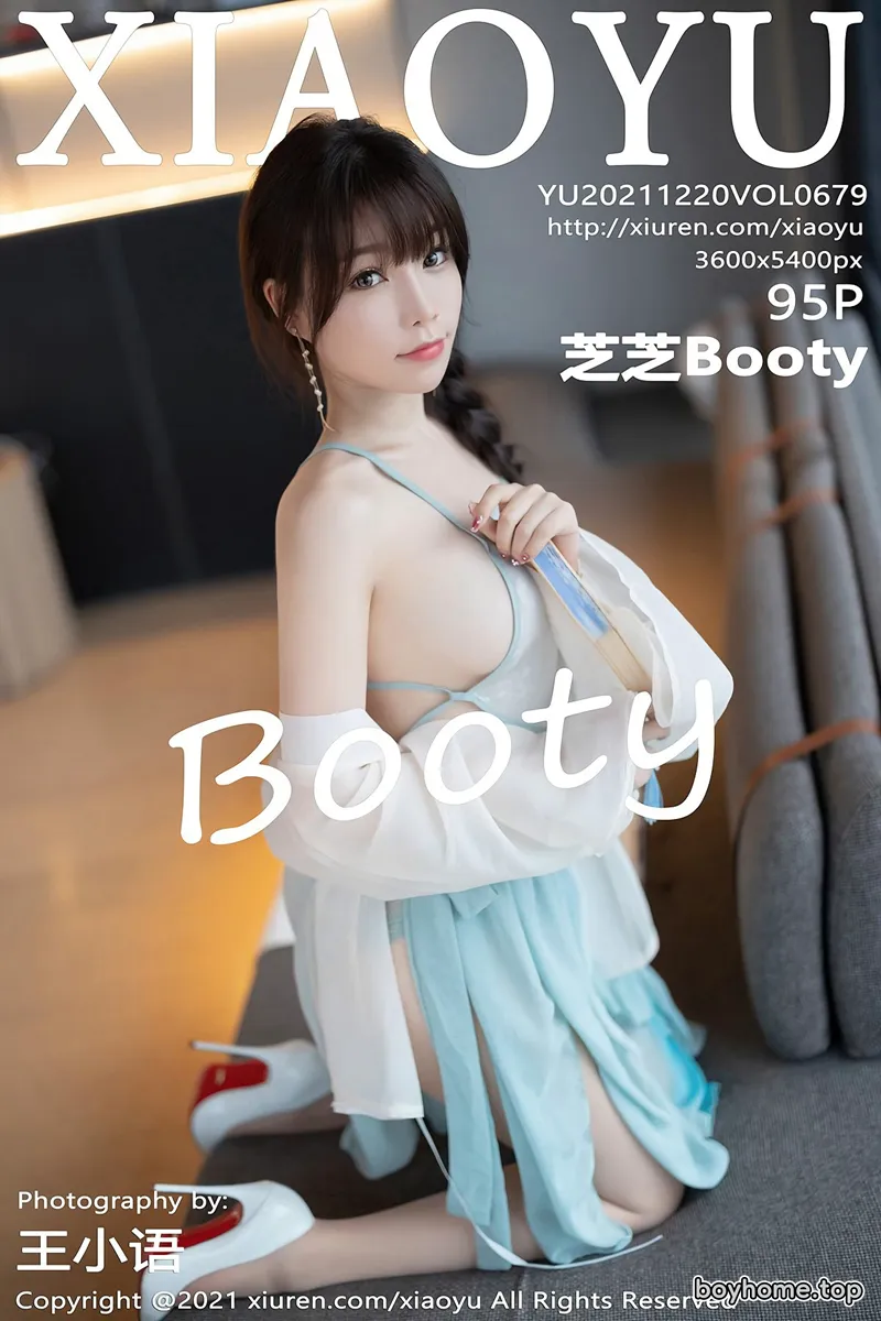 [XiaoYu语画界] Vol.679 女神芝芝Booty私房古韵着装配超薄肉丝半脱露火辣身材诱惑写真