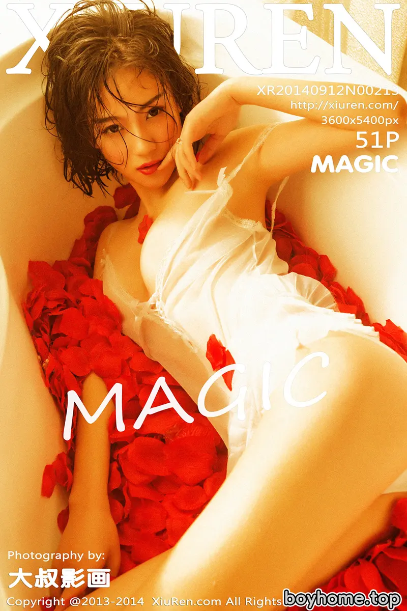 [XiuRen秀人网] No.213 秀人美模MAGIC浴缸里花瓣浴大尺度撩人极致诱惑写