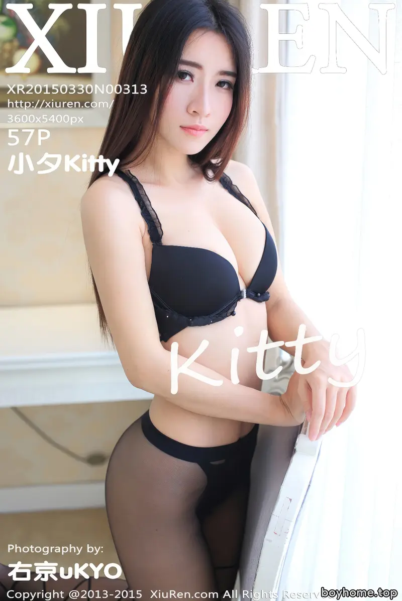 [XiuRen秀人网] No.313 女神小夕Kitty居家性感内衣秀完美曲线冷艳迷人写真