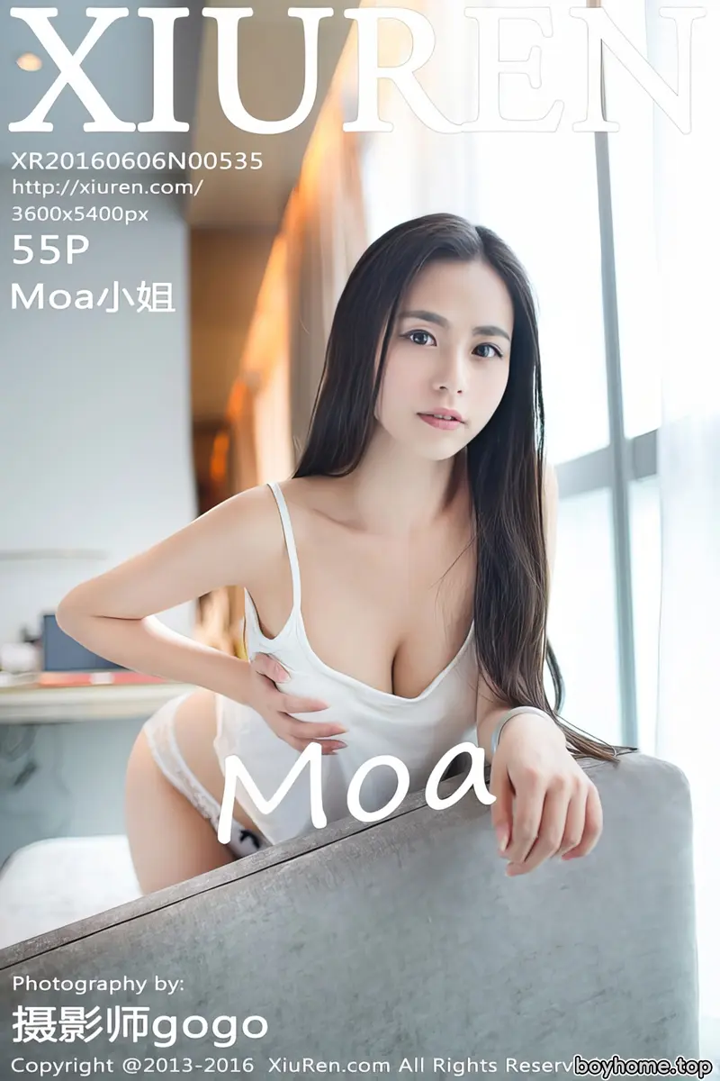 [XiuRen秀人网] No.535 嫩模Moa小姐居家私房性感内衣秀美乳蜂腰诱惑写真