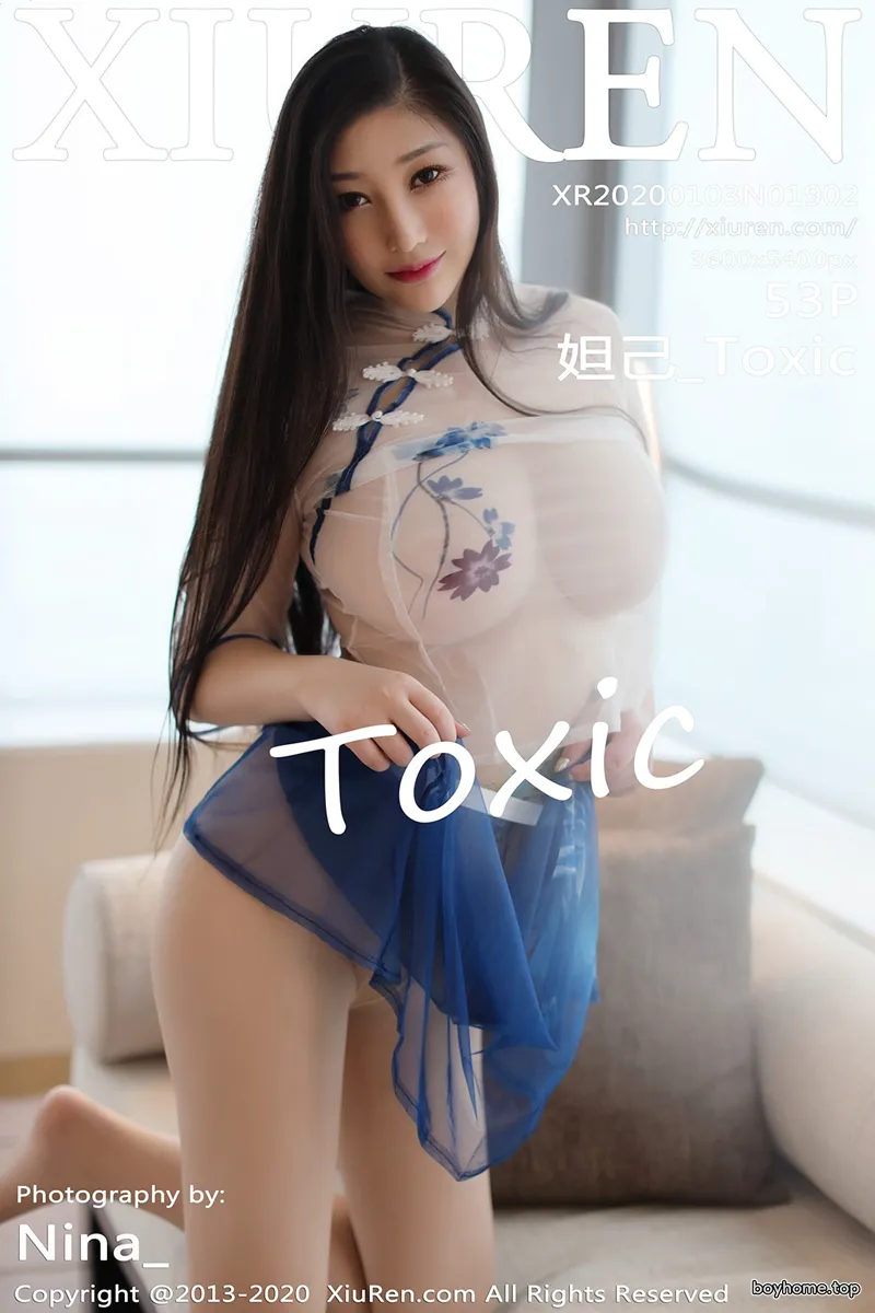 [XiuRen秀人网] No.1902 女神妲己_Toxic心愿旅拍私房情趣薄纱秀傲人豪乳喷血诱惑写真