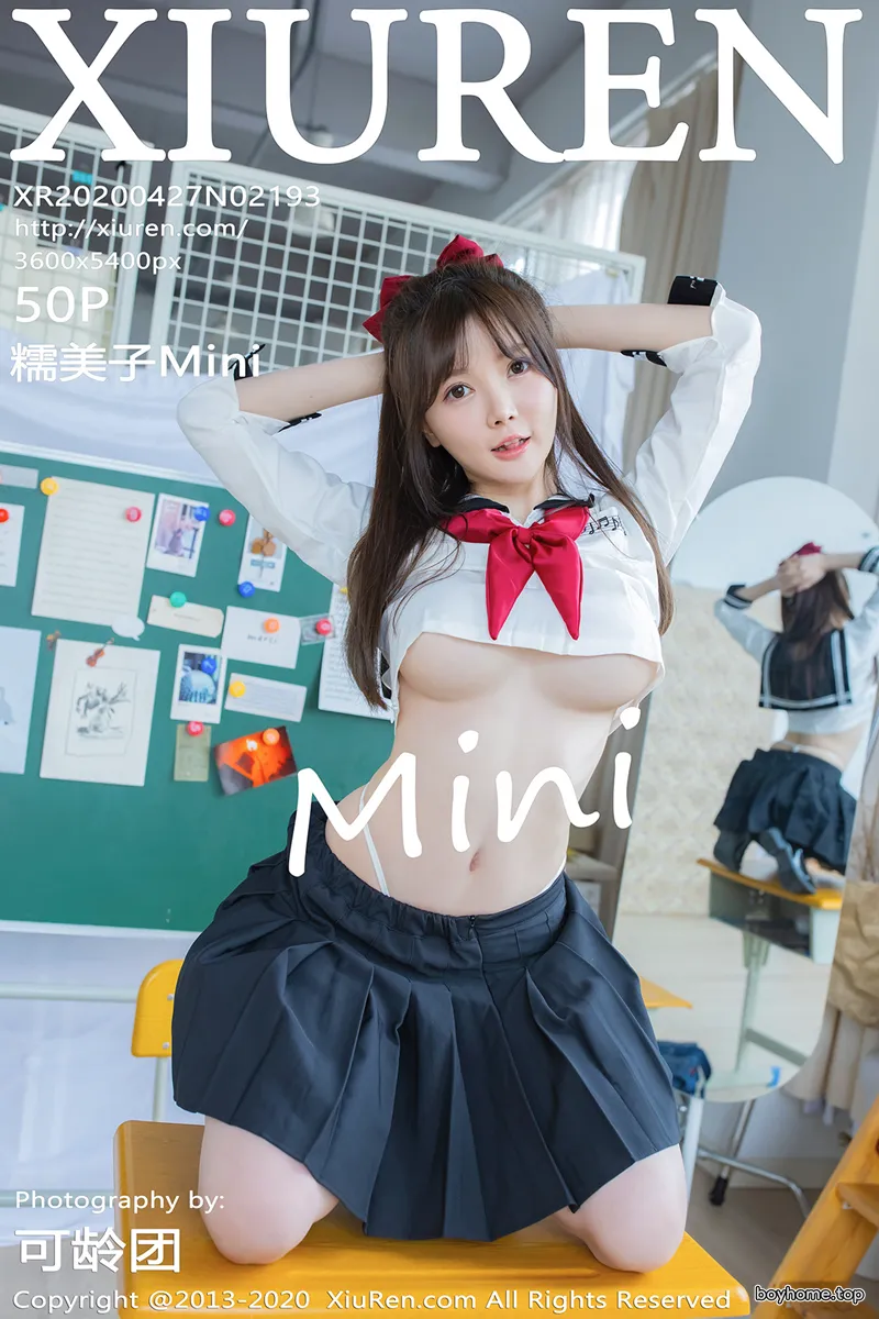 [XiuRen秀人网] No.2193 嫩模糯美子Mini性感学生服主题真空露傲人豪乳极致诱惑写真