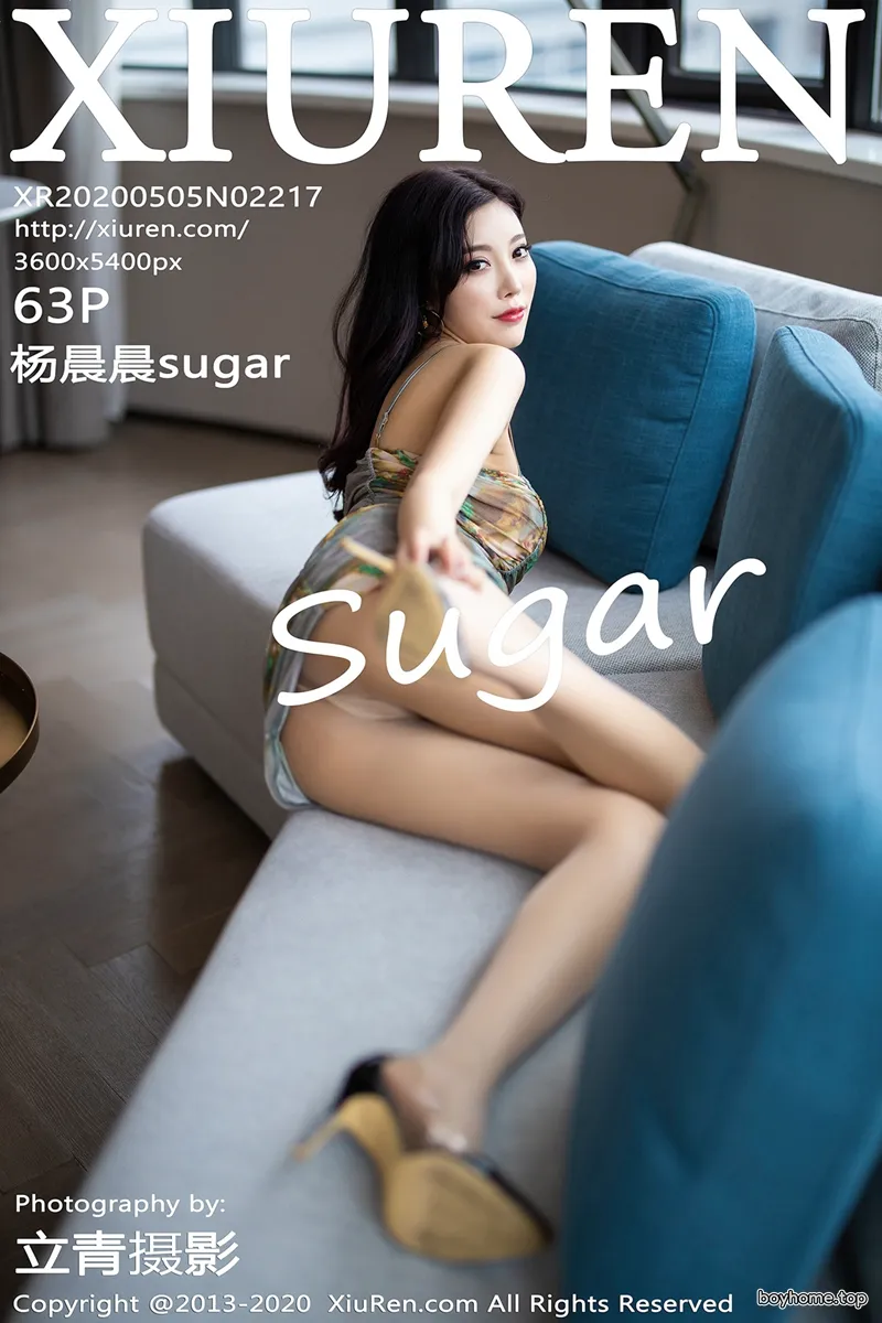 [XiuRen秀人网] No.2217 女神杨晨晨sugar床上华丽典雅吊裙配无内肉丝裤袜撩人诱惑写真