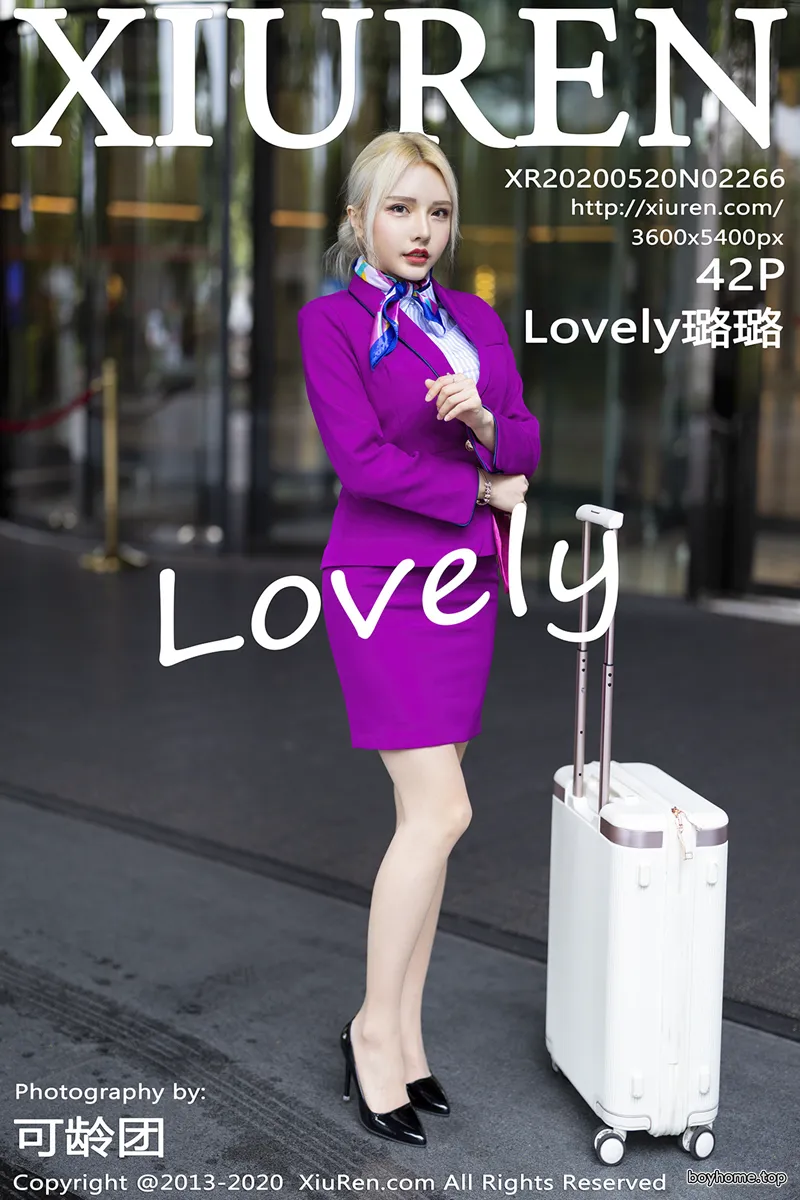 [XiuRen秀人网] No.2266 嫩模Lovely璐璐空姐丝袜主题半脱秀魔鬼身材浑圆翘臀诱惑写真