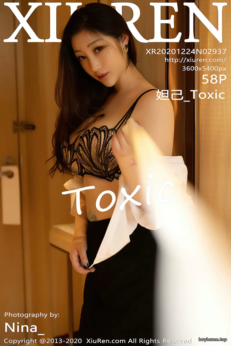 [XiuRen秀人网] No.2937 女神妲己_Toxic私房褪去黑色职场制服露白嫩豪乳撩人诱惑写真