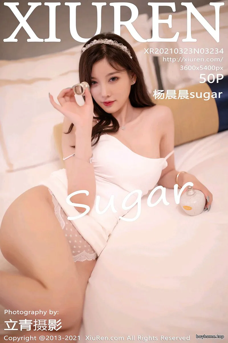 [XiuRen秀人网] NO.3234 女神杨晨晨sugar私房白色典雅吊裙半撩露完美身材撩人诱惑写真