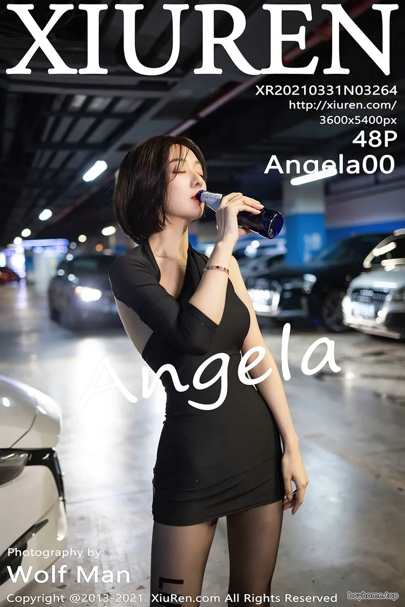 [XiuRen秀人网] NO.3264 女神Angela00户外剧情主题拍摄低胸礼裙配黑丝裤袜极致魅惑写真