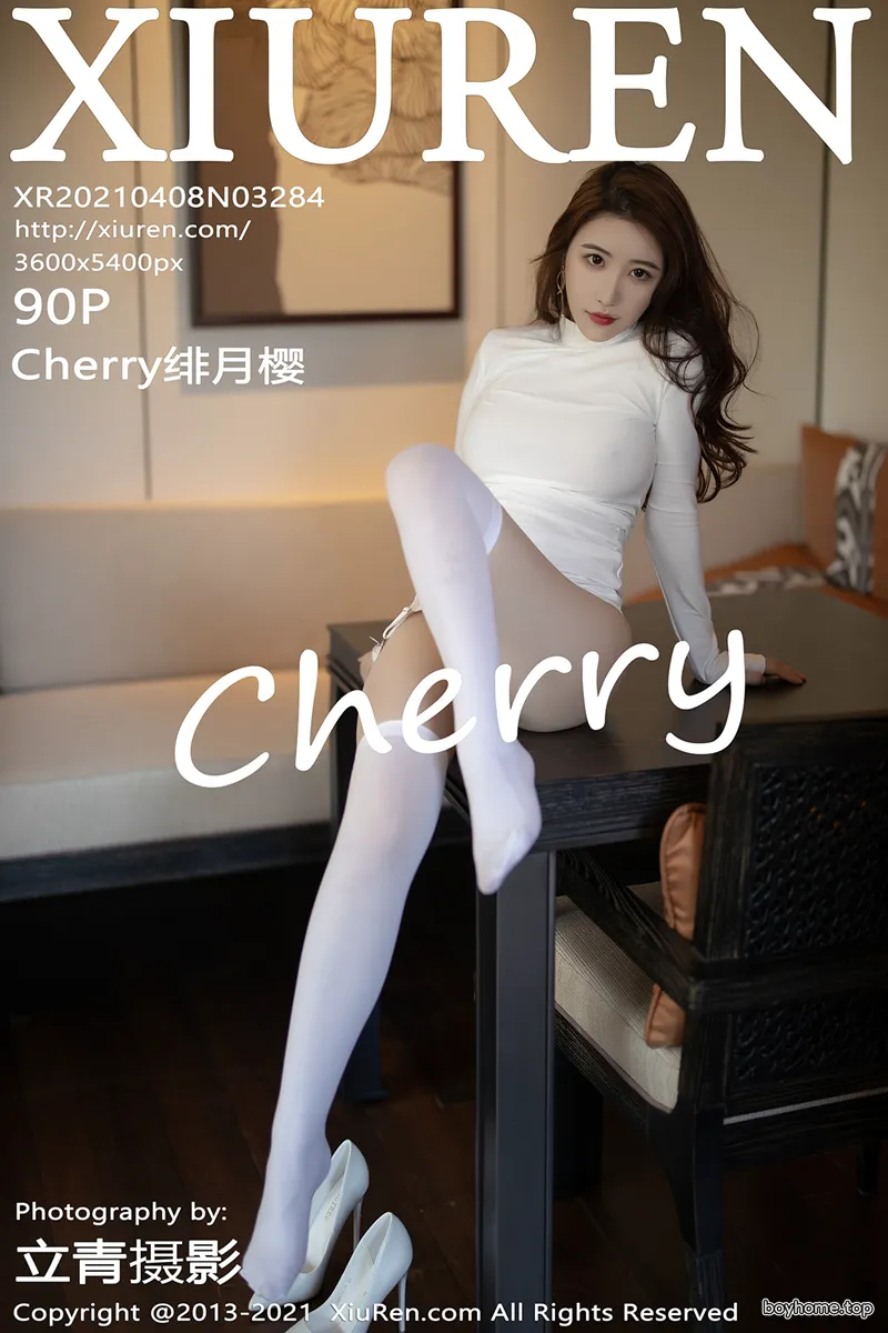 [XiuRen秀人网] NO.3284 女神Cherry绯月樱三亚旅拍连衣裙配白丝吊袜撩人姿势极致诱惑写真