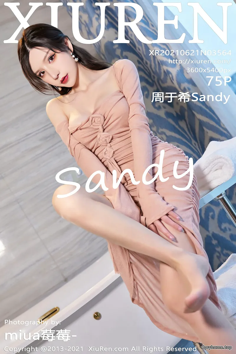 [XiuRen秀人网] NO.3564 女神周于希Sandy杭州心愿旅拍私房浴缸性感礼裙湿身诱惑写真