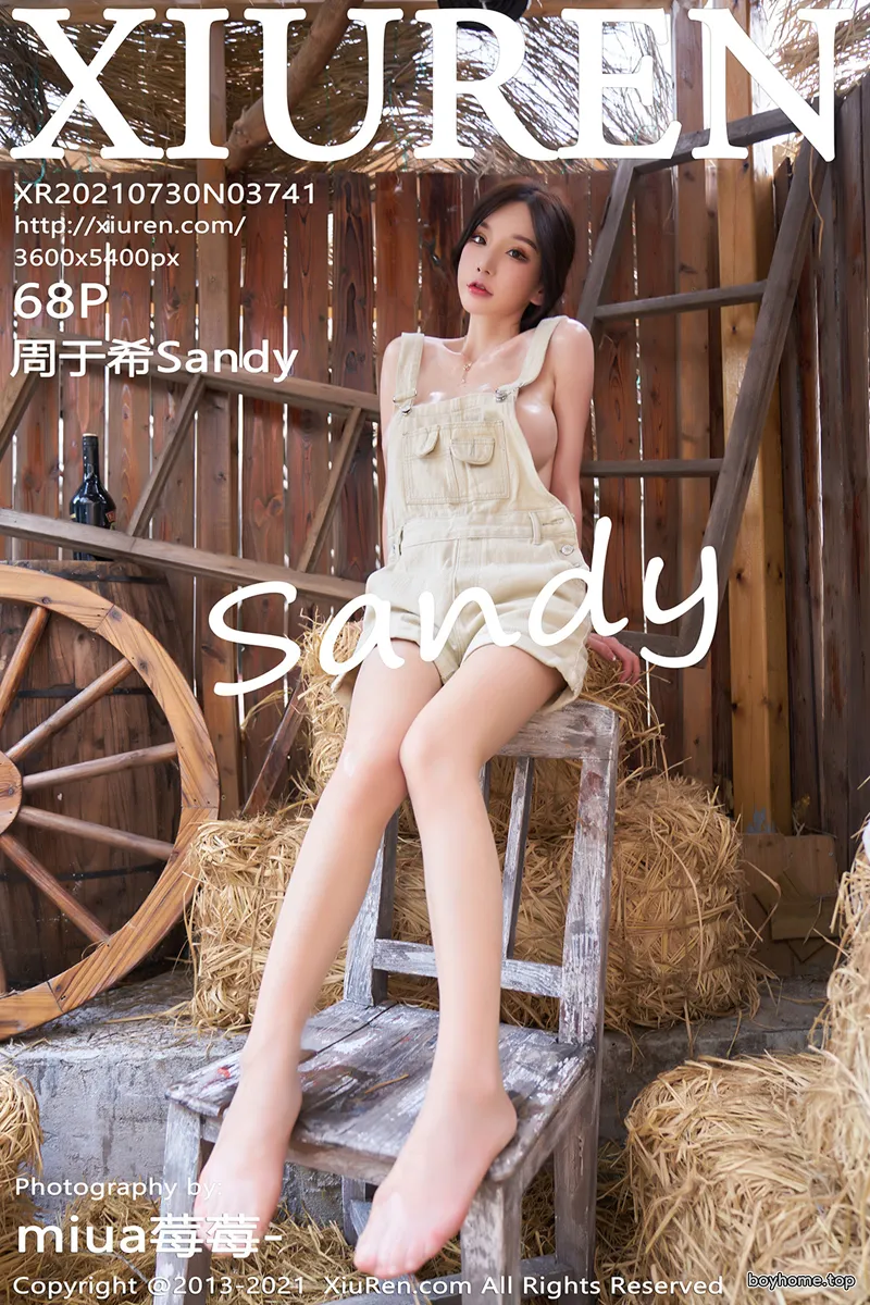 [XiuRen秀人网] NO.3741 女神周于希Sandy西部农场主题真空背带牛仔秀诱人胴体诱惑写真