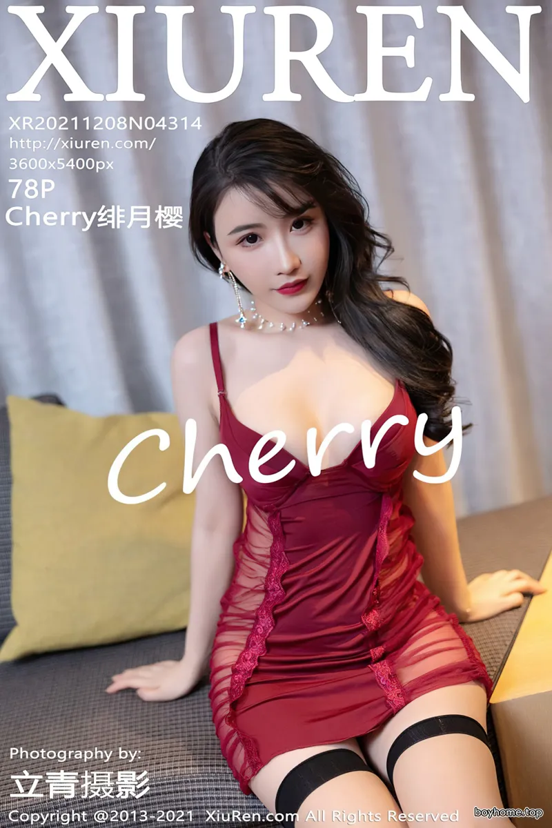 [XiuRen秀人网] NO.4314 女神Cherry绯月樱深圳旅拍私房红色轻透服饰秀翘臀美腿诱惑写真