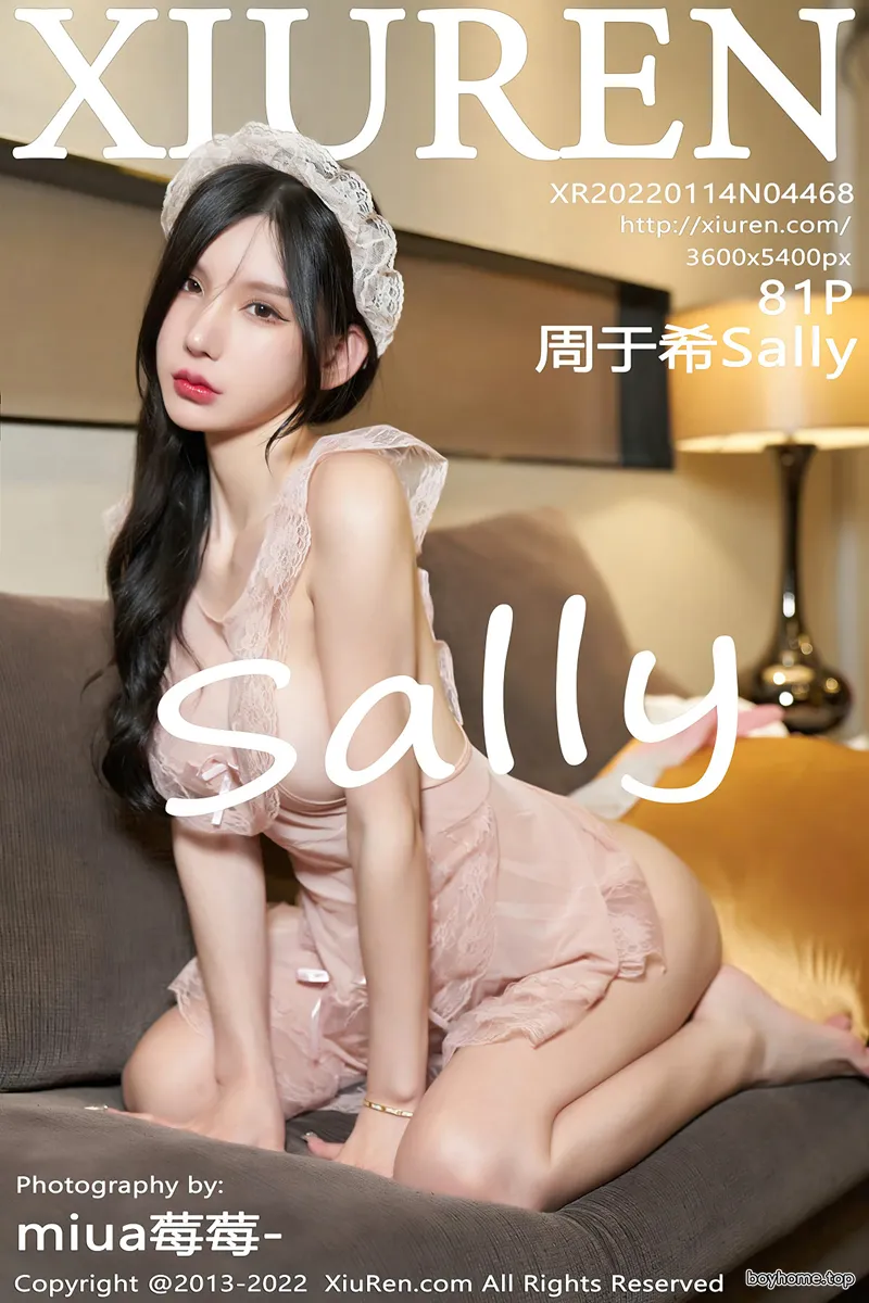 [XiuRen秀人网] No.4468 女神周于希Sally女佣角色主题粉色情趣服饰秀惹火身材诱惑写真