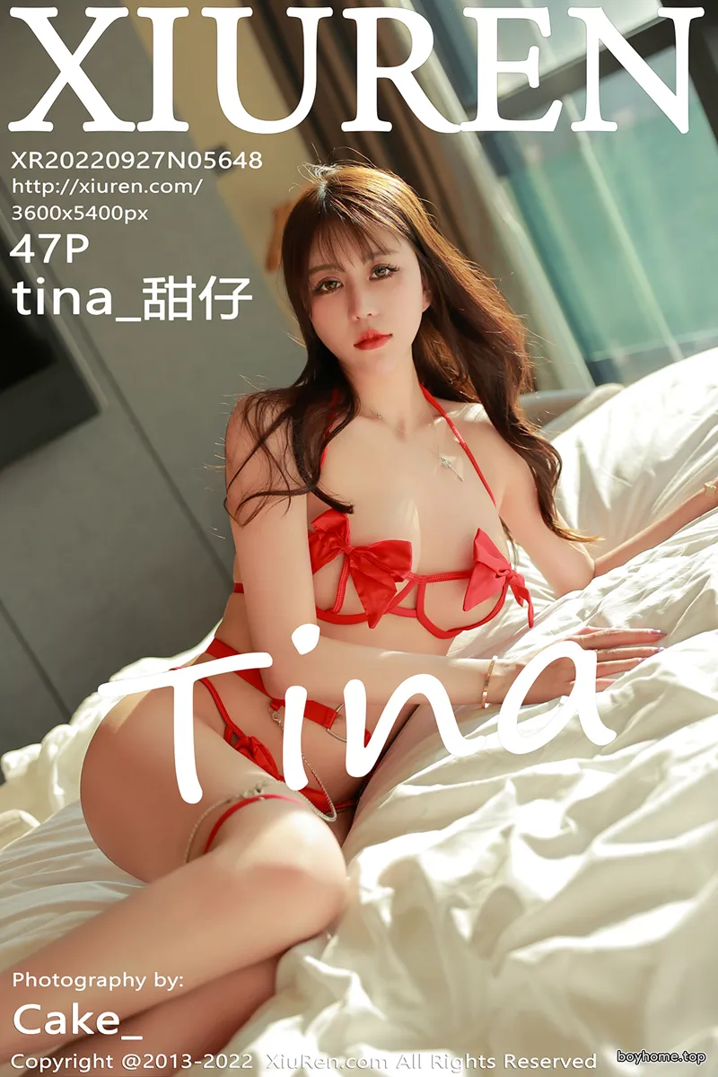 [XiuRen秀人网] No.5648 模特tina_甜仔私房性感红色情趣内衣秀凹凸身材惹火诱惑写真