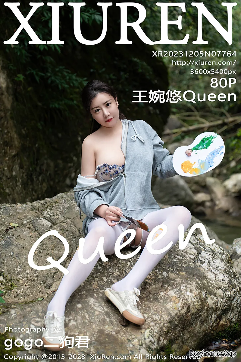 [XiuRen秀人网] No.7764 模特王婉悠Queen性感轻透内衣配超薄白丝秀丰腴身姿诱惑写真