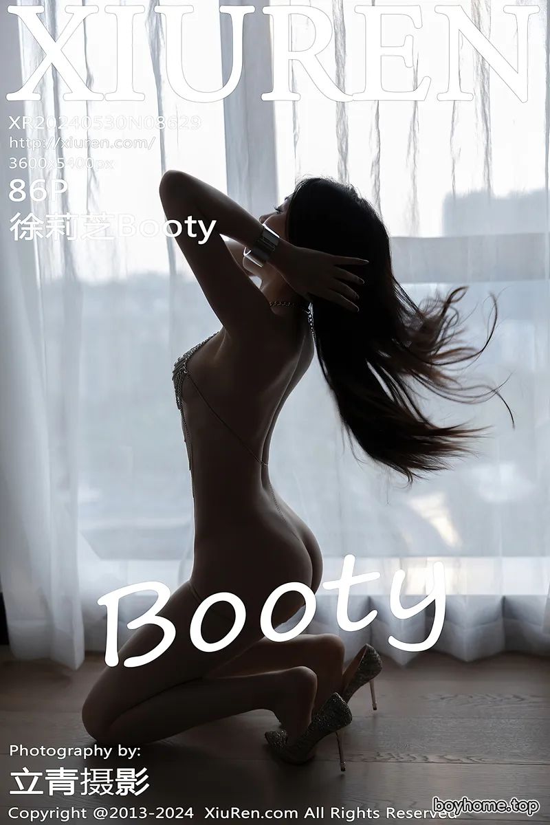 [XiuRen秀人网] No.8629 女神徐莉芝Booty性感露背连衣短裙配肉丝袜秀曼妙身姿诱惑写真